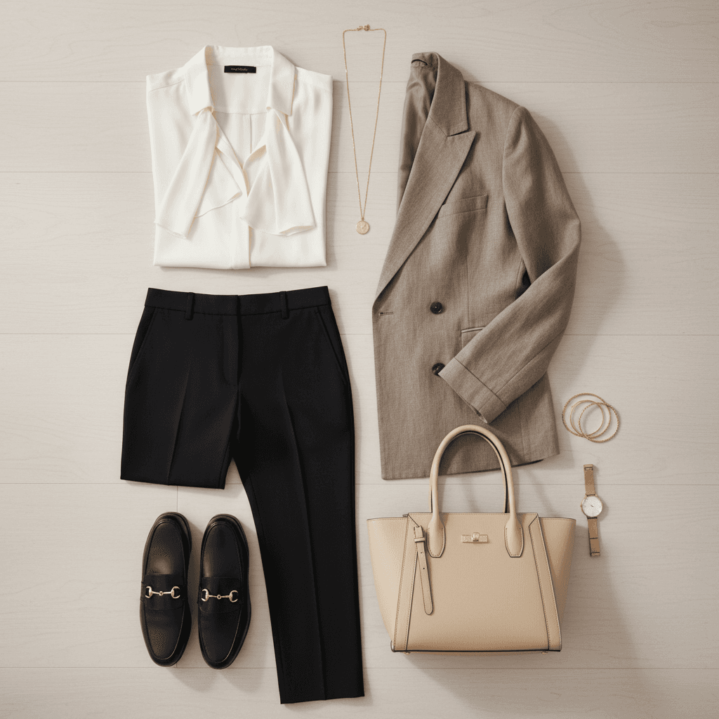 С чем носить чёрные брюки: идеи сочетаний для женщин