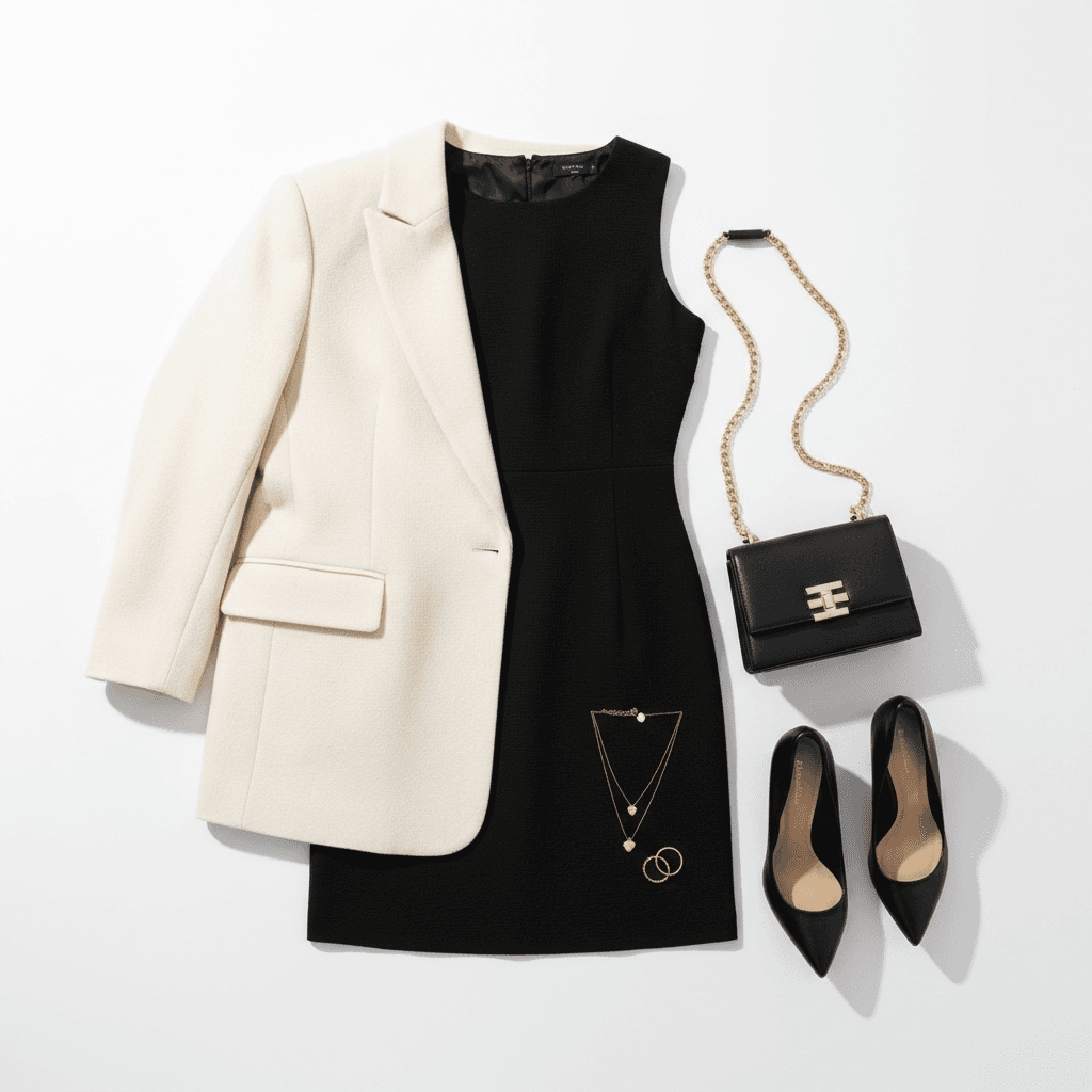 С чем носить маленькое чёрное платье: идеи сочетаний для женщин