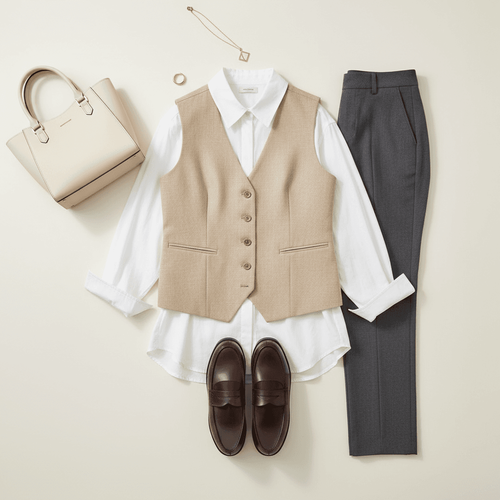 С чем носить жилет: идеи сочетаний для женщин